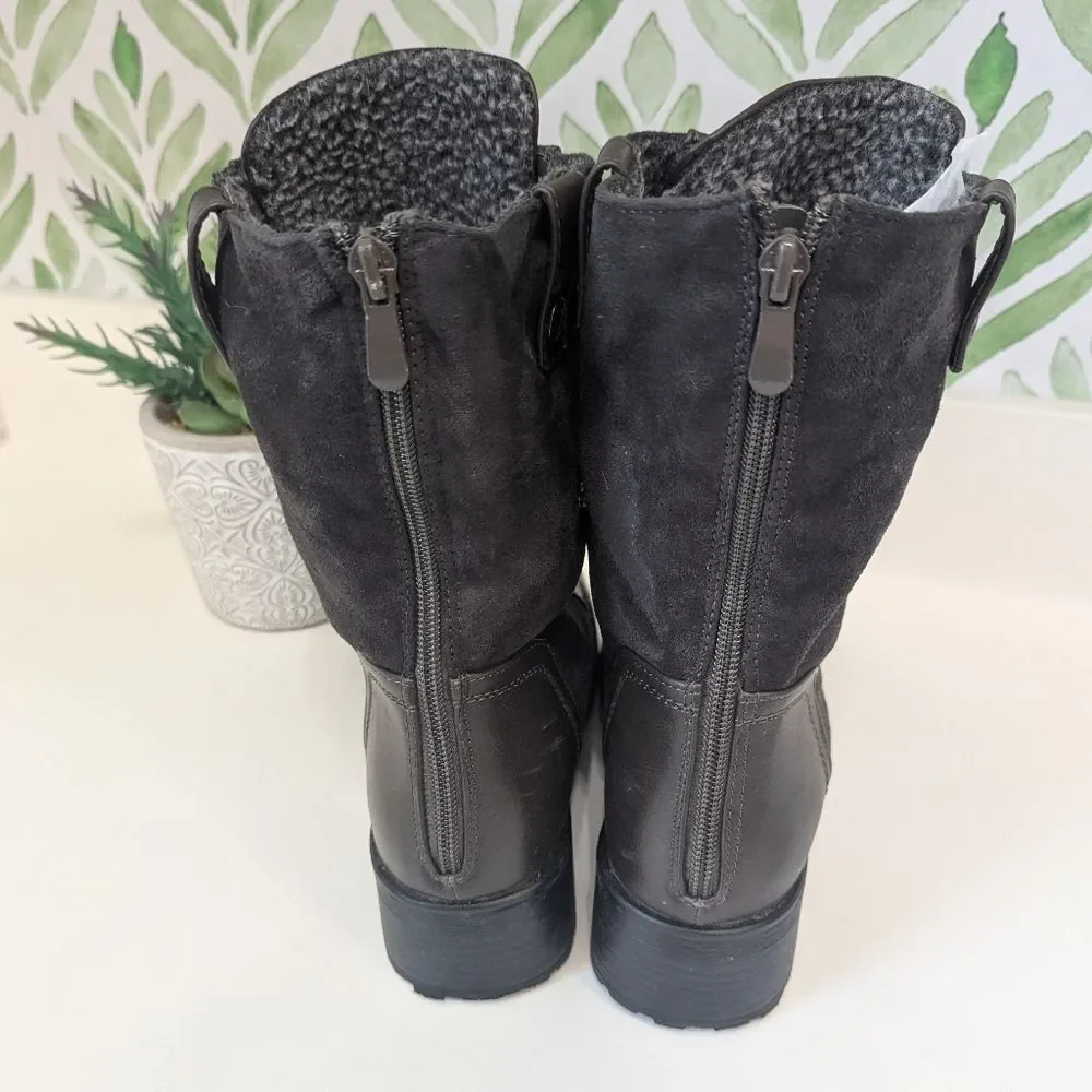 Dream Paris Brown Fold Down Boots 8 Edgy Grunge Winter Combat Alternative Fall